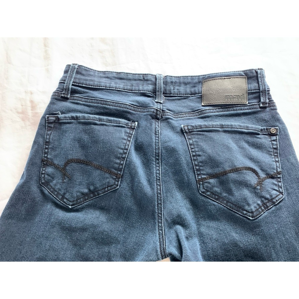 Mavi Jeans Men 29x30 Blue Zach Straight Leg Dark Wash Stretch Denim - Picture 10 of 16